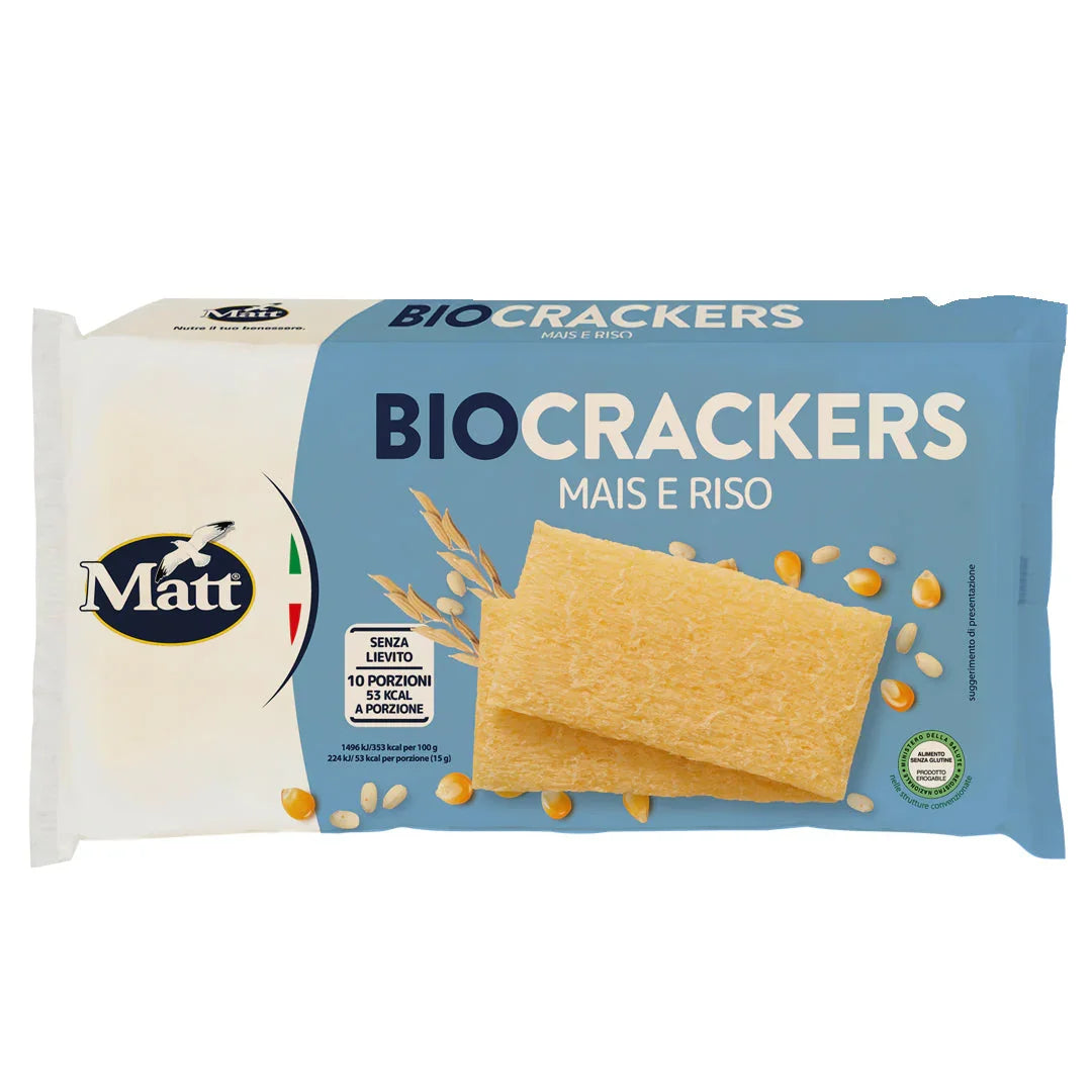 BioCrackers mais e riso - Matt. Nutre il tuo benessere