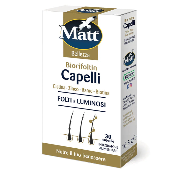Biorifoltin Capelli - Matt. Nutre il tuo benessere
