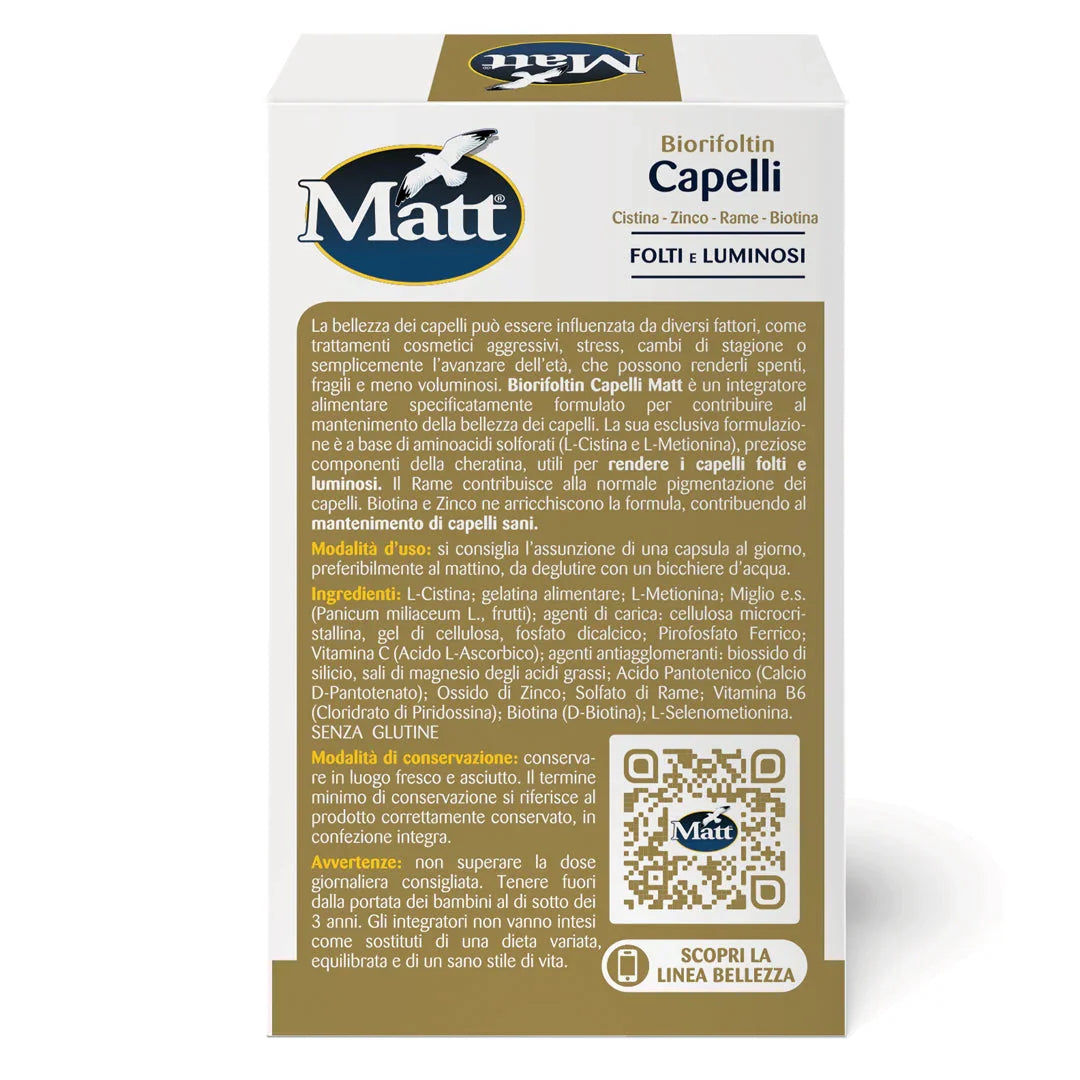 Biorifoltin Capelli - Matt. Nutre il tuo benessere