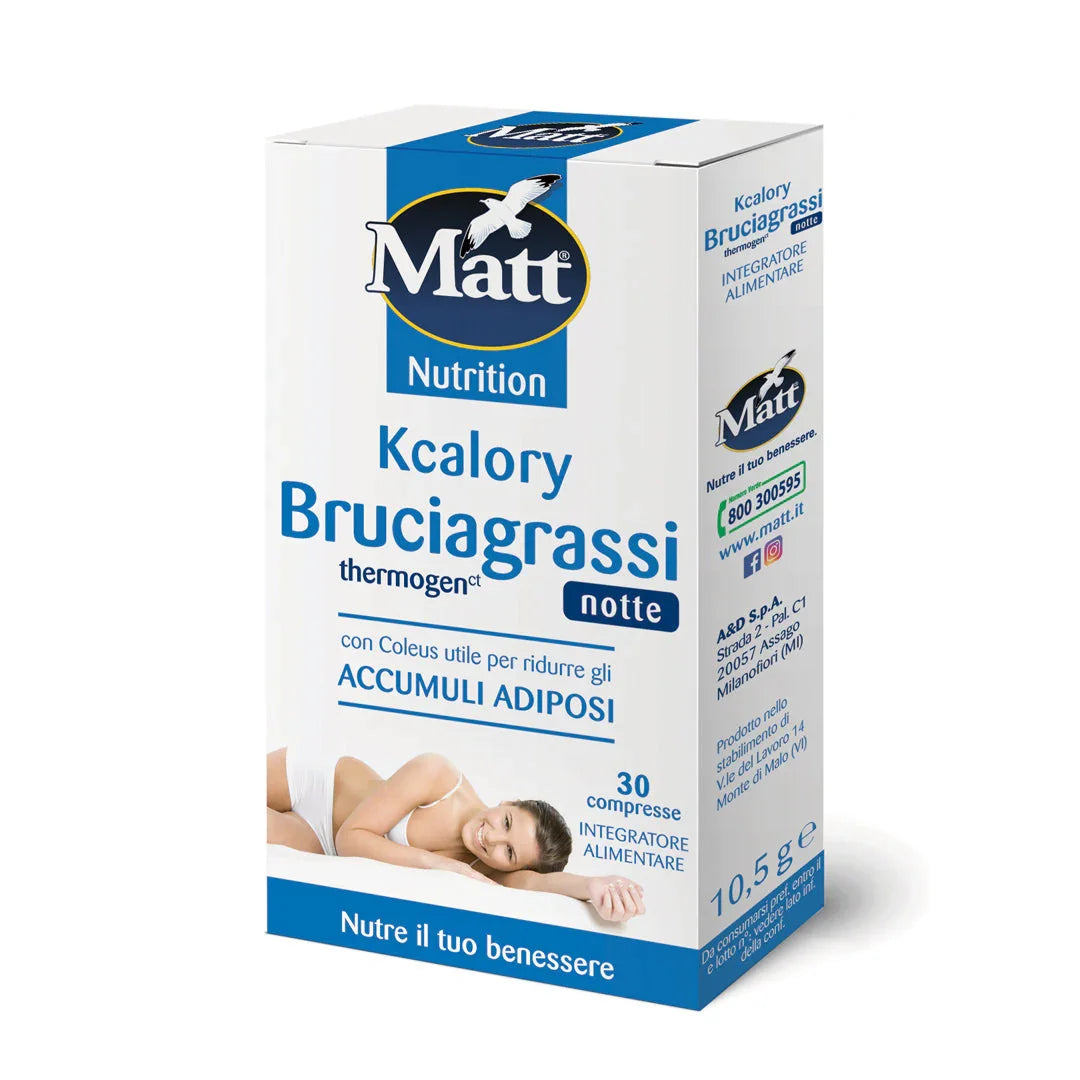 KCalory Bruciagrassi thermogen Notte - Matt. Nutre il tuo benessere