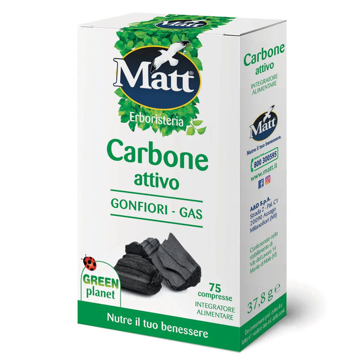 Carbone attivo - Matt. Nutre il tuo benessere