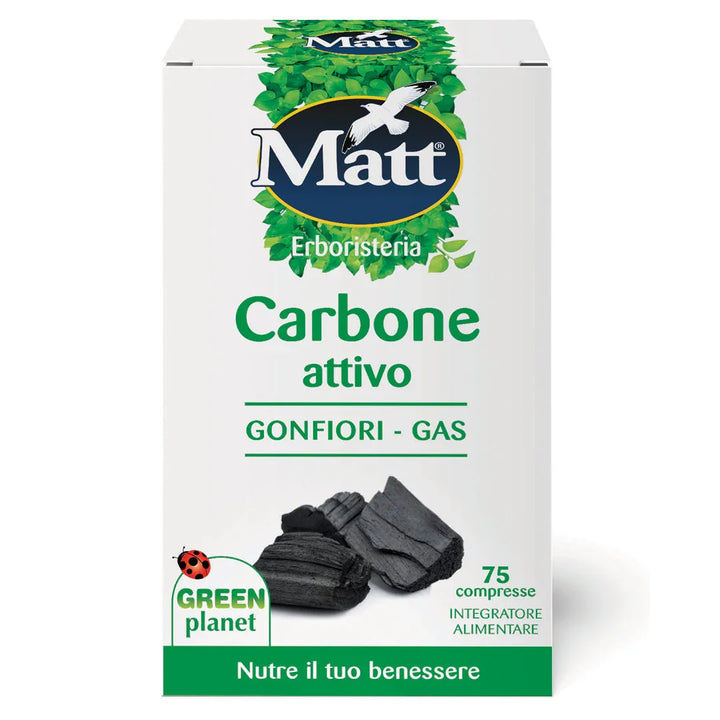 Carbone attivo - Matt. Nutre il tuo benessere