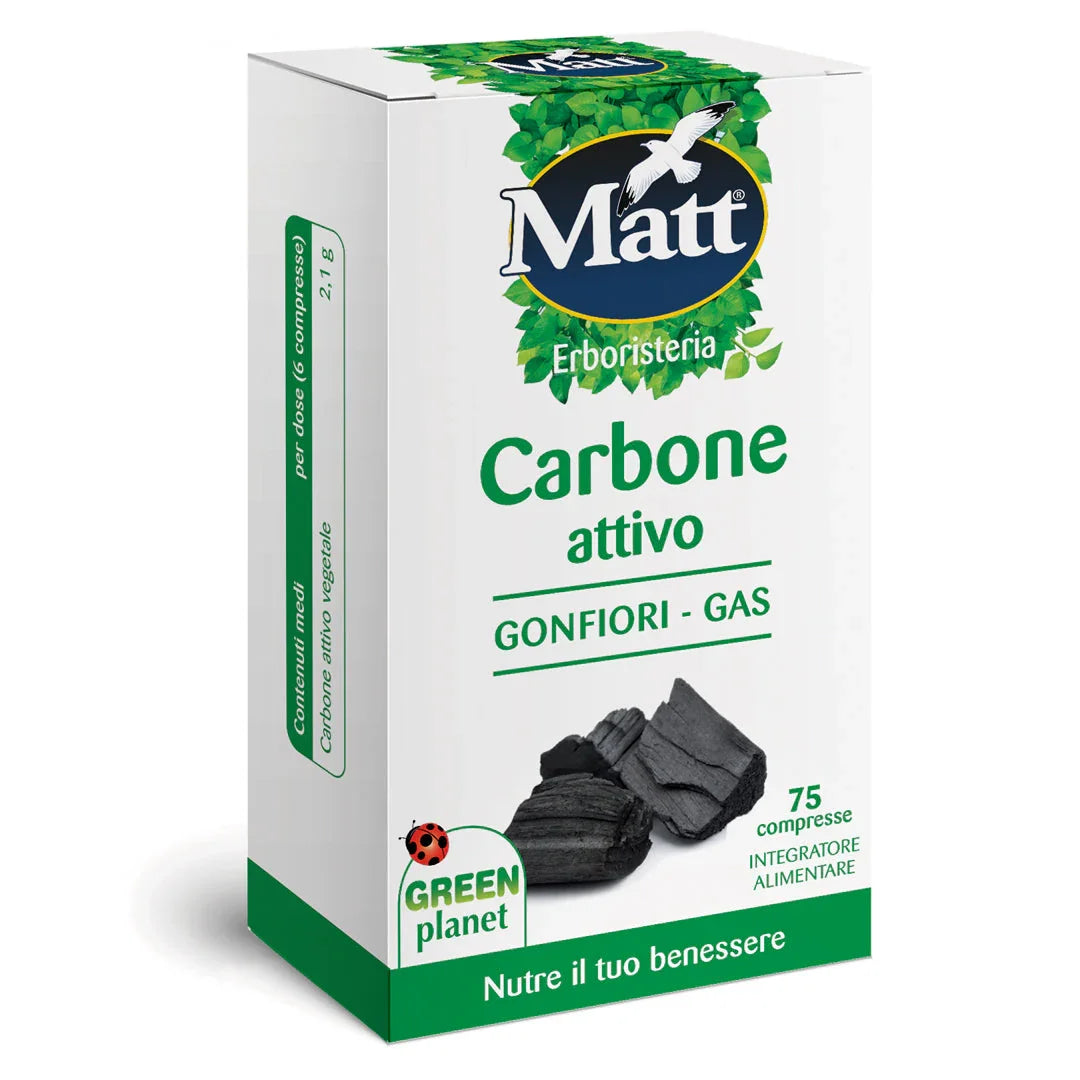 Carbone attivo - Matt. Nutre il tuo benessere