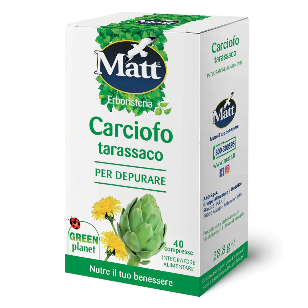 Carciofo tarassaco - Matt. Nutre il tuo benessere