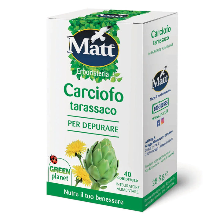 Carciofo tarassaco - Matt. Nutre il tuo benessere