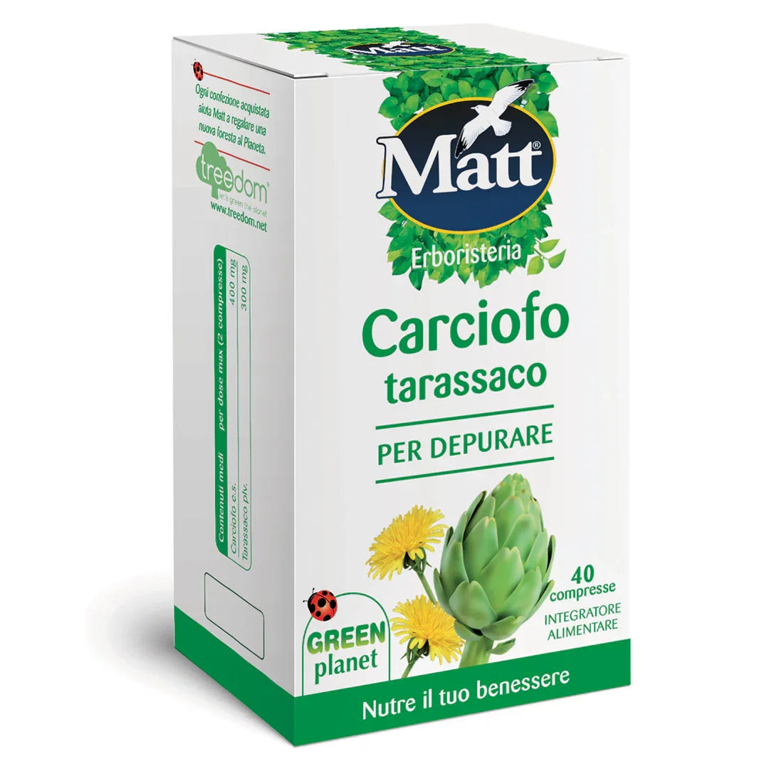 Carciofo tarassaco - Matt. Nutre il tuo benessere