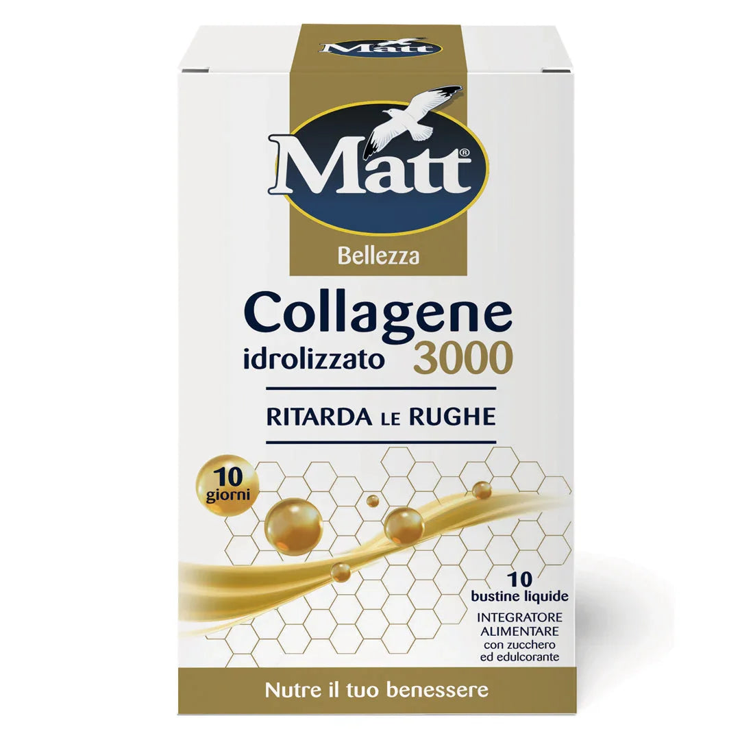 Collagene idrolizzato 3000 - Matt. Nutre il tuo benessere