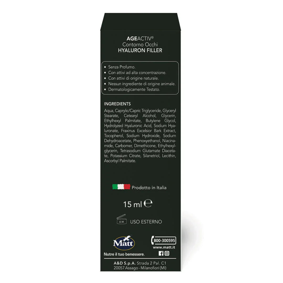 Contorno occhi Hyaluron Filler - Matt. Nutre il tuo benessere