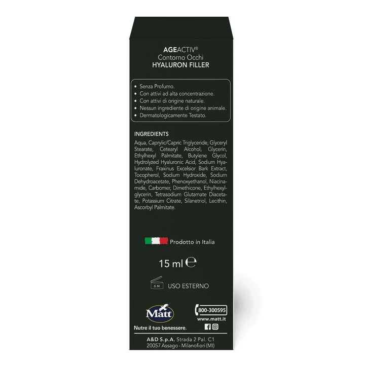 Contorno occhi Hyaluron Filler - Matt. Nutre il tuo benessere