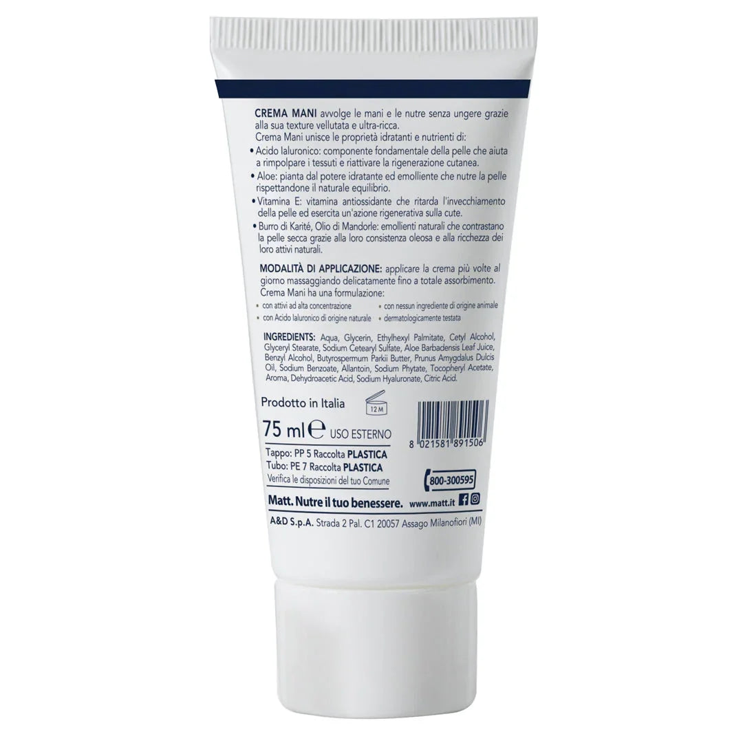 Crema Mani Trattamento Intensivo - Matt. Nutre il tuo benessere