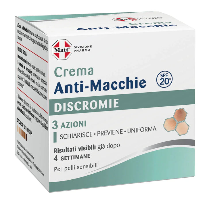 Crema anti-macchie - Matt. Nutre il tuo benessere