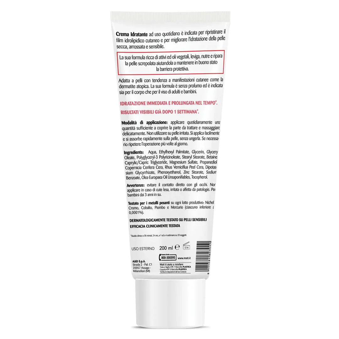 Crema idratante - Matt. Nutre il tuo benessere