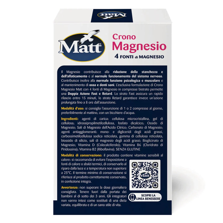 Crono Magnesio - Matt. Nutre il tuo benessere