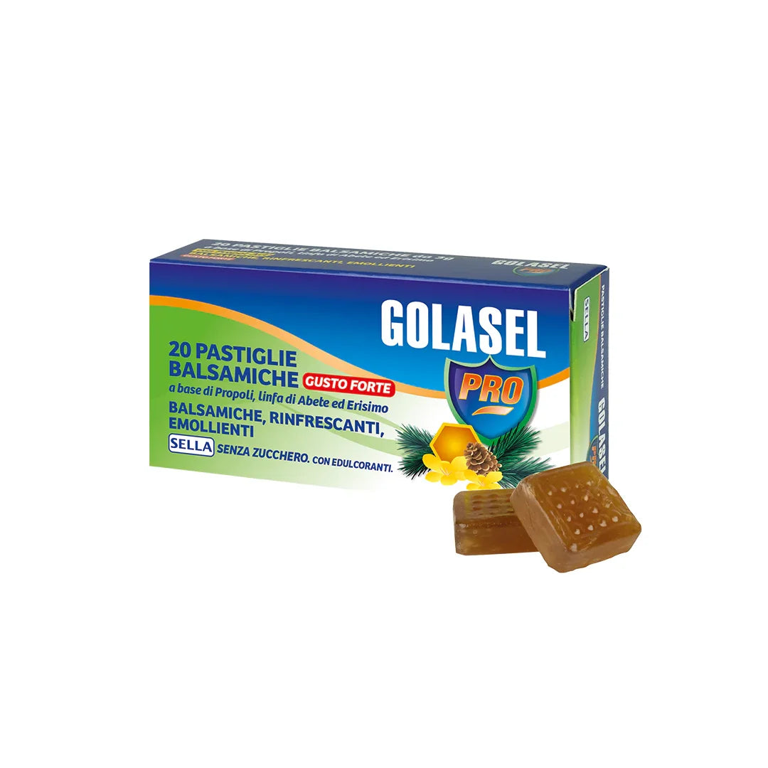 Golasel Pro Pastiglie balsamiche Propoli – Linfa di Abete - Matt. Nutre il tuo benessere