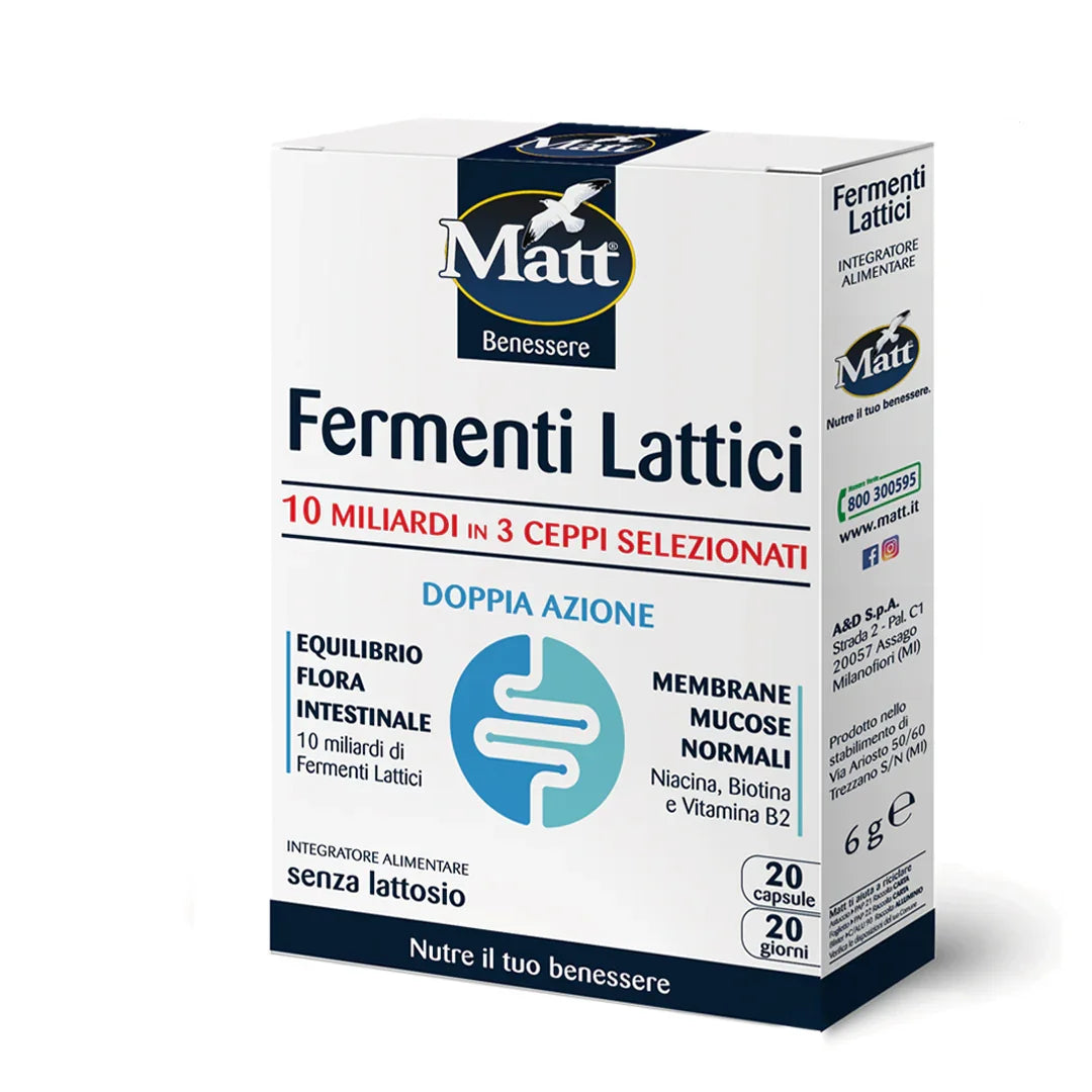 Fermenti Lattici capsule - Matt. Nutre il tuo benessere