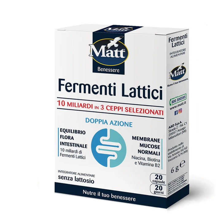 Fermenti Lattici capsule - Matt. Nutre il tuo benessere