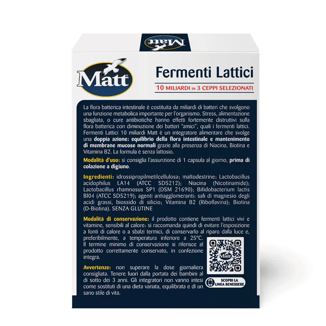 Fermenti Lattici capsule - Matt. Nutre il tuo benessere