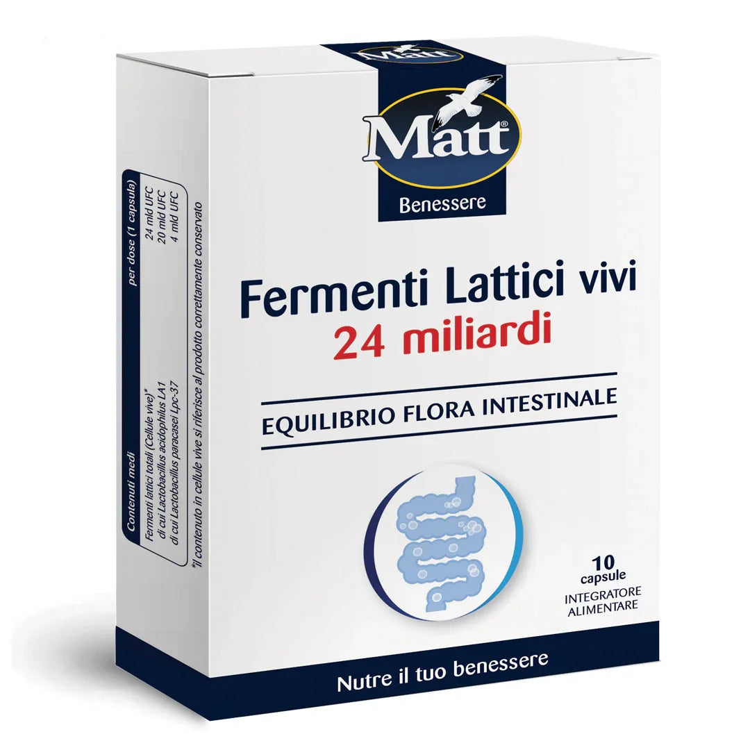 Fermenti Lattici vivi 24 Miliardi - Matt. Nutre il tuo benessere