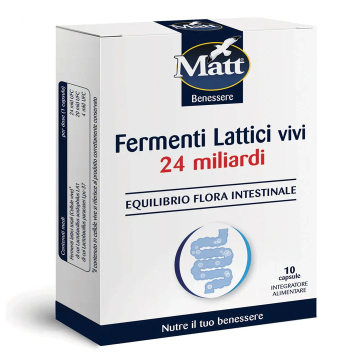 Fermenti Lattici vivi 24 Miliardi - Matt. Nutre il tuo benessere