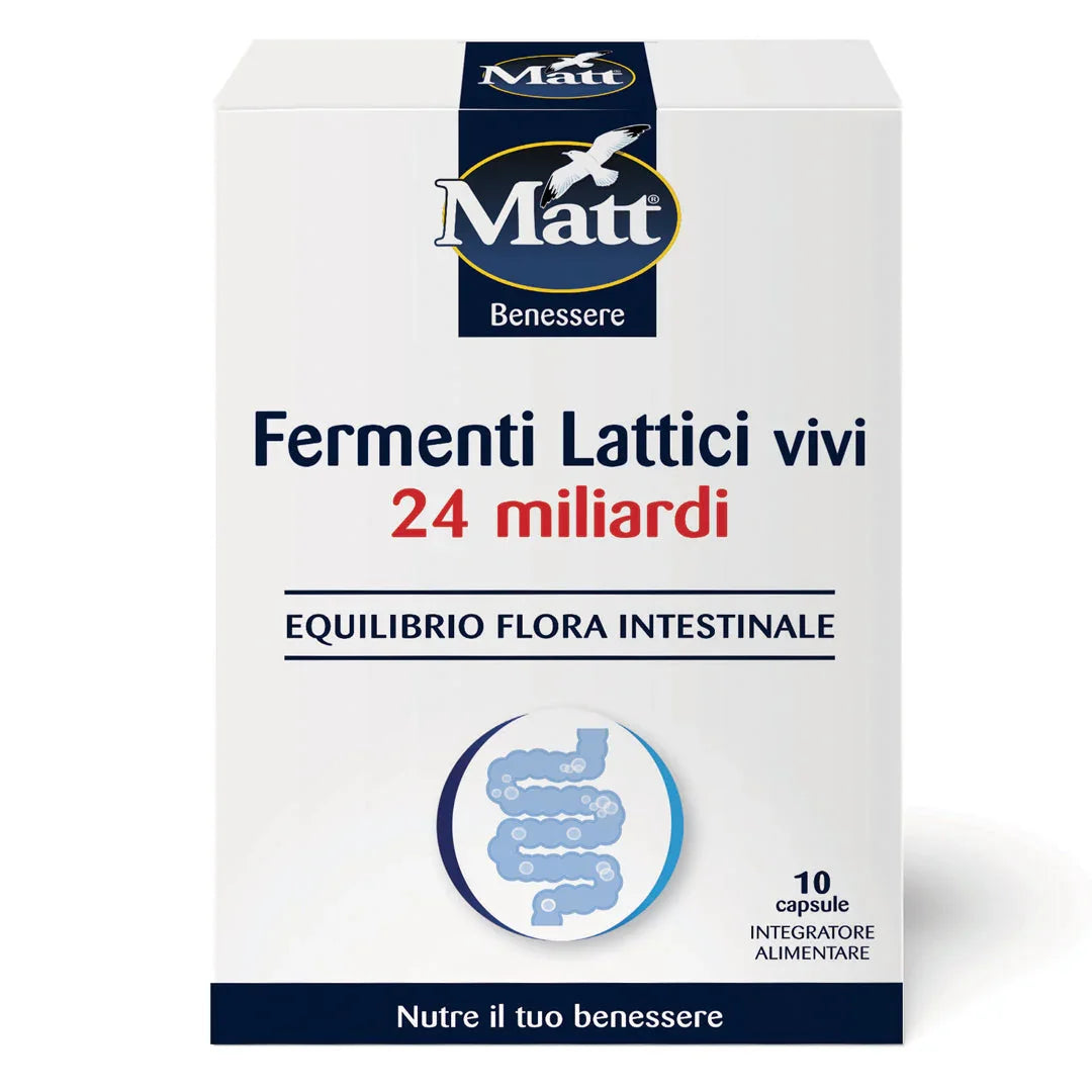 Fermenti Lattici vivi 24 Miliardi - Matt. Nutre il tuo benessere