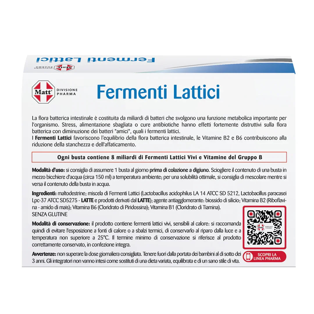 Fermenti Lattici Bustine - Matt. Nutre il tuo benessere