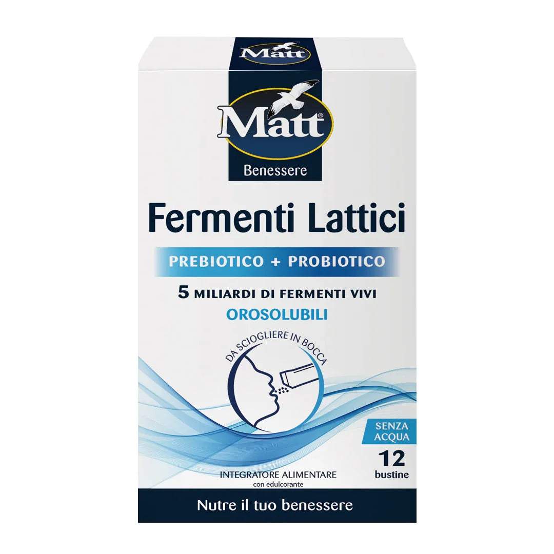 Fermenti Prebiotico + Probiotico orosolubili - Matt. Nutre il tuo benessere