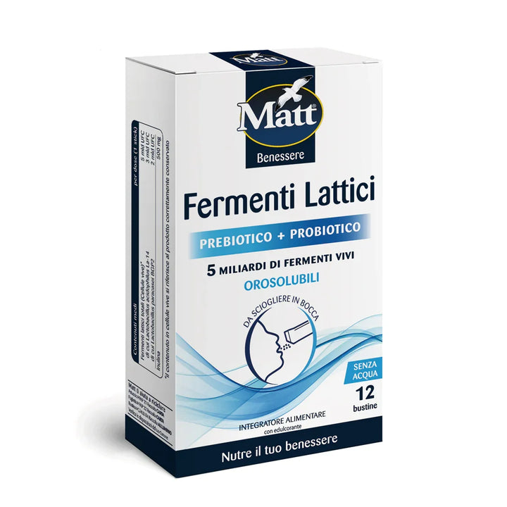 Fermenti Prebiotico + Probiotico orosolubili - Matt. Nutre il tuo benessere