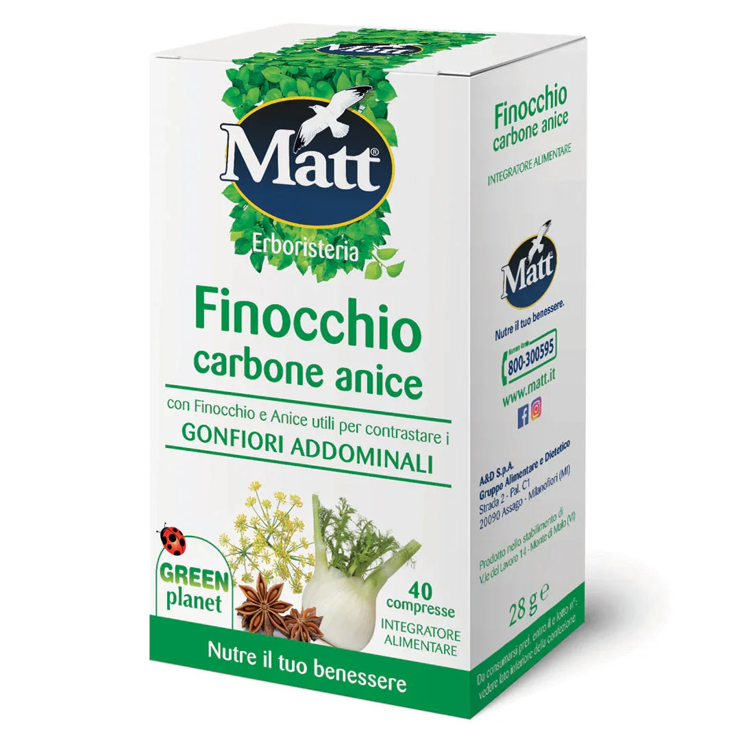 Finocchio carbone anice - Matt. Nutre il tuo benessere