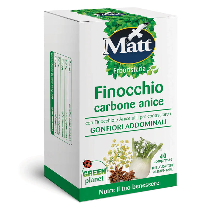 Finocchio carbone anice - Matt. Nutre il tuo benessere