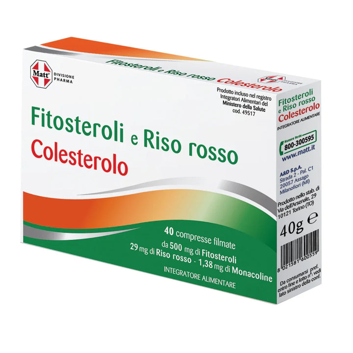 Fitosteroli e Riso rosso - Matt. Nutre il tuo benessere