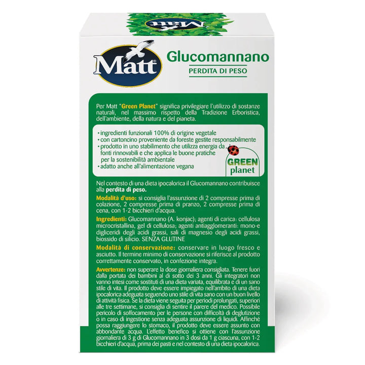 Glucomannano - Matt. Nutre il tuo benessere