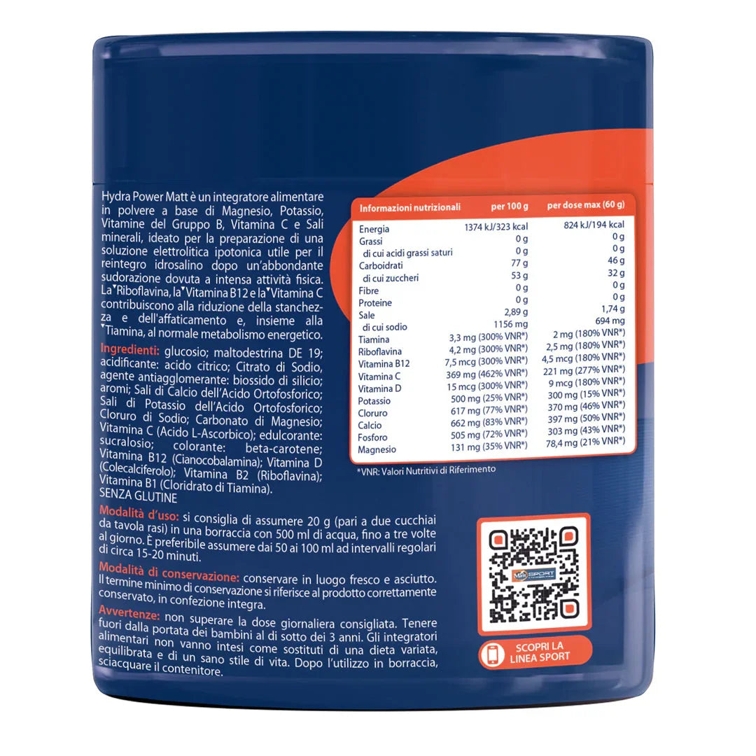 Hydra Power - Matt. Nutre il tuo benessere
