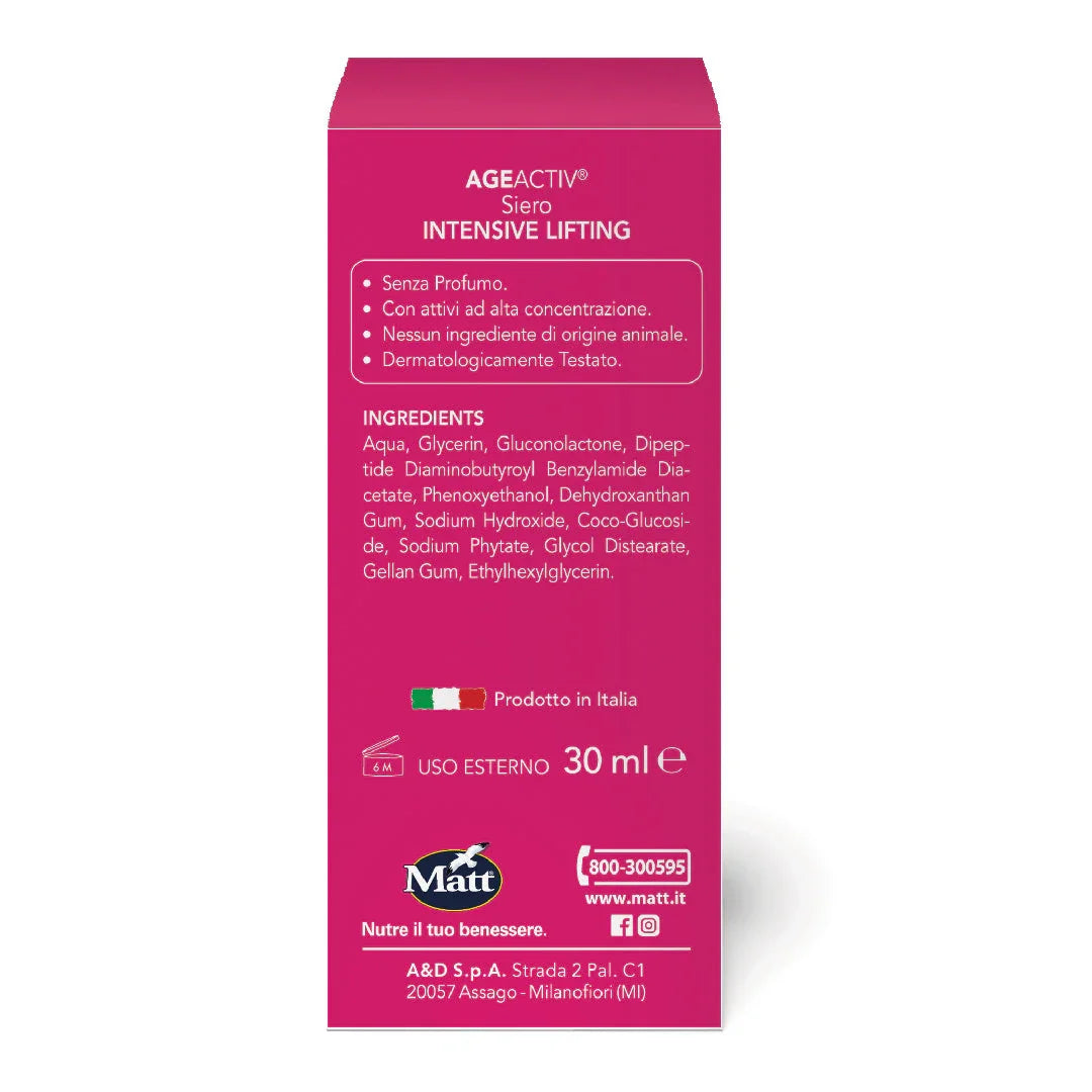 Siero Intesive Lifting - Matt. Nutre il tuo benessere