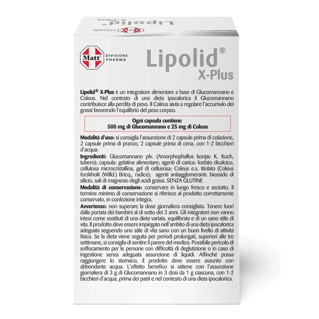 Lipolid X-Plus - Matt. Nutre il tuo benessere