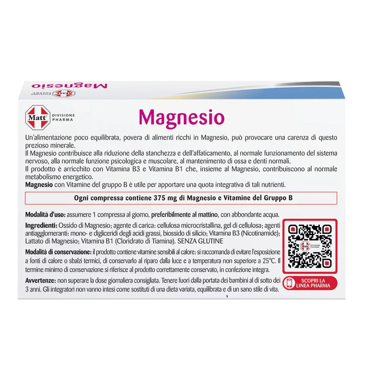 Magnesio - Matt. Nutre il tuo benessere