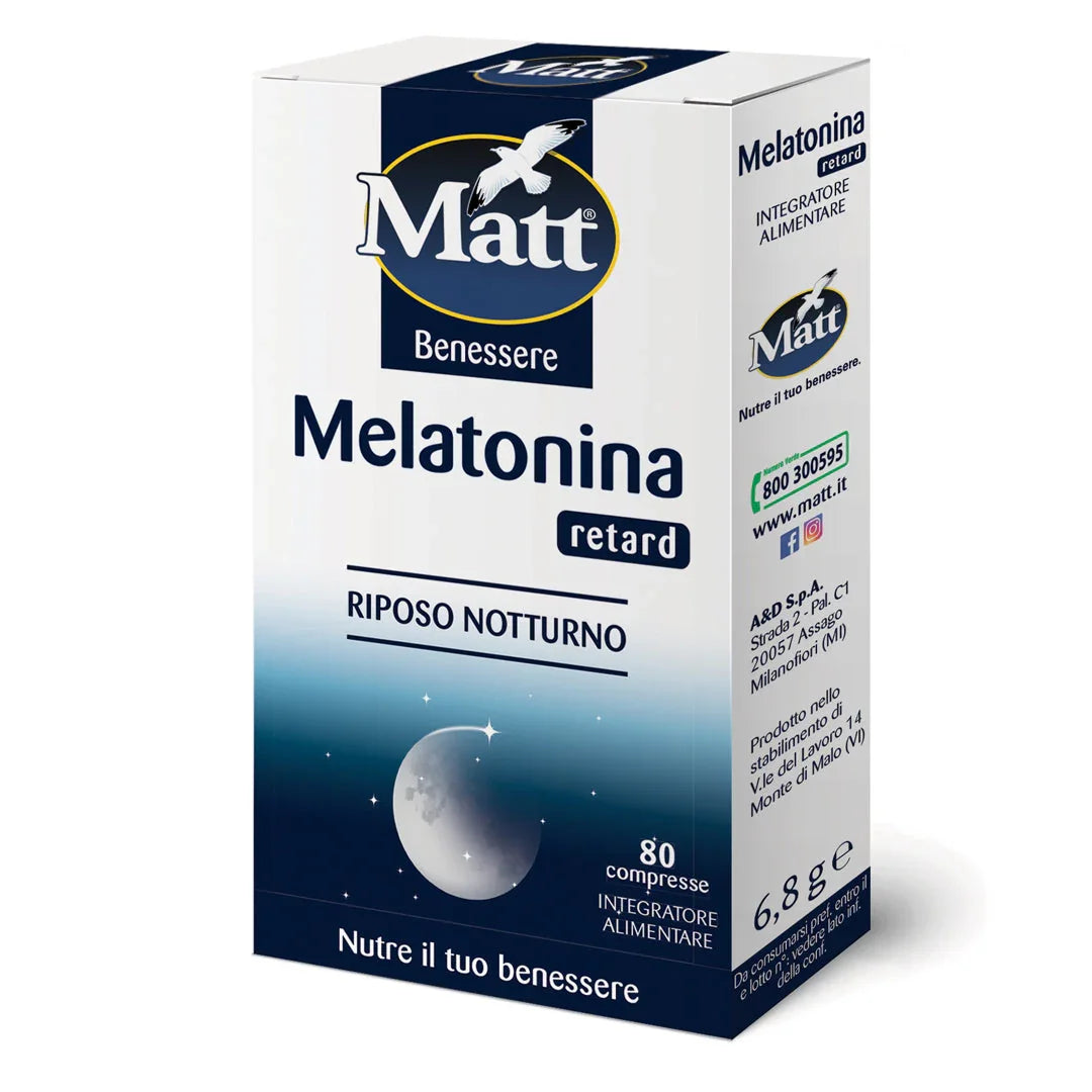 Melatonina retard - Matt. Nutre il tuo benessere