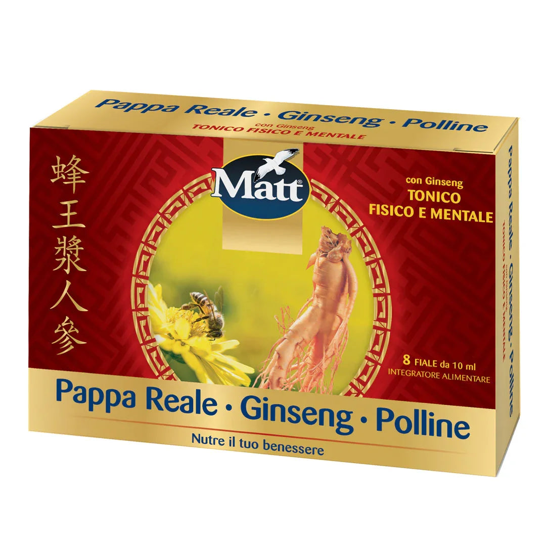 Pappa Reale Ginseng Polline - Matt. Nutre il tuo benessere
