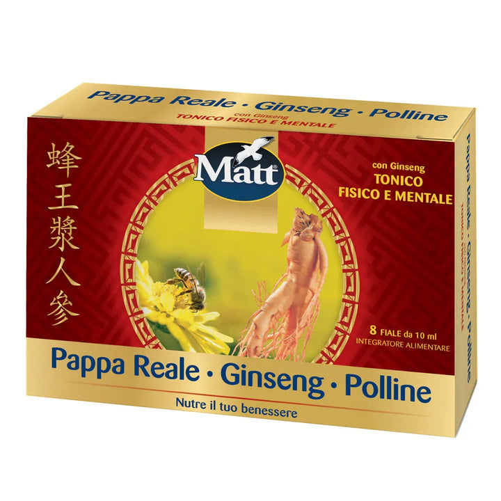Pappa Reale Ginseng Polline - Matt. Nutre il tuo benessere