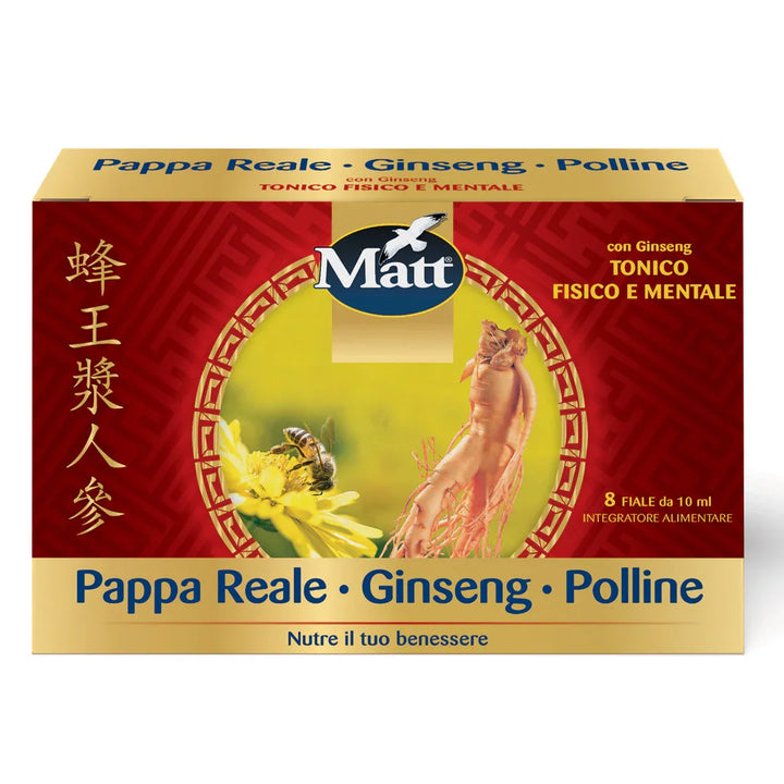 Pappa Reale Ginseng Polline - Matt. Nutre il tuo benessere