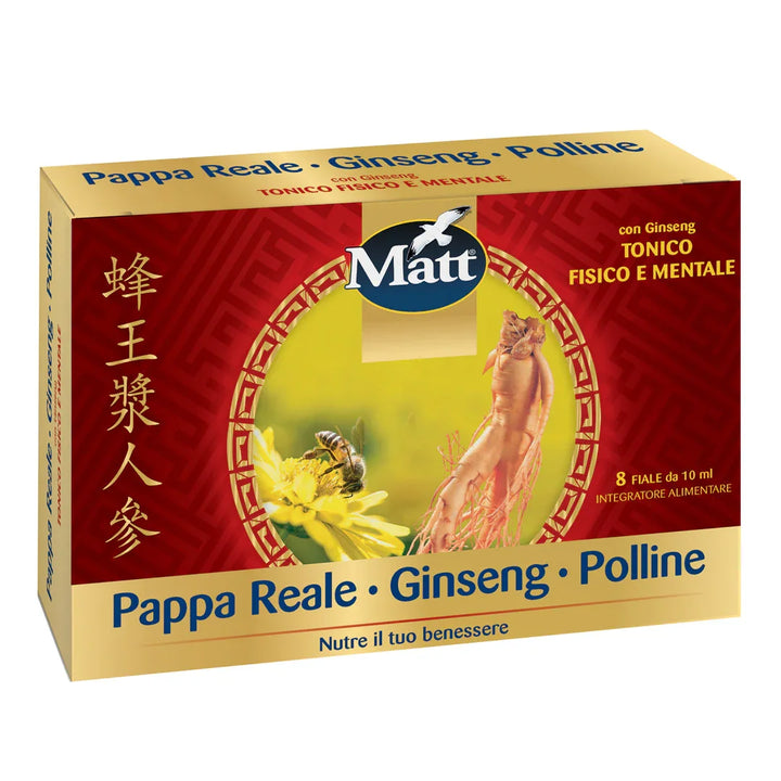 Pappa Reale Ginseng Polline - Matt. Nutre il tuo benessere