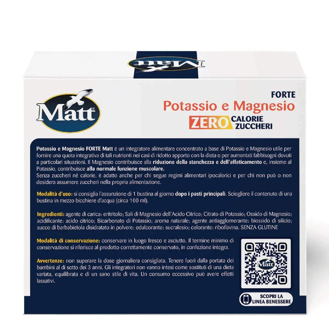Potassio e Magnesio Forte - Matt. Nutre il tuo benessere