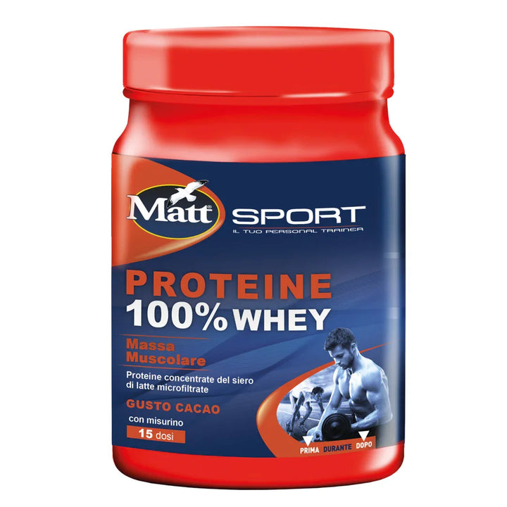 Proteine 100% Whey - Matt. Nutre il tuo benessere