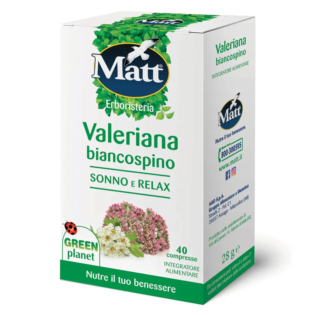 Valeriana biancospino - Matt. Nutre il tuo benessere
