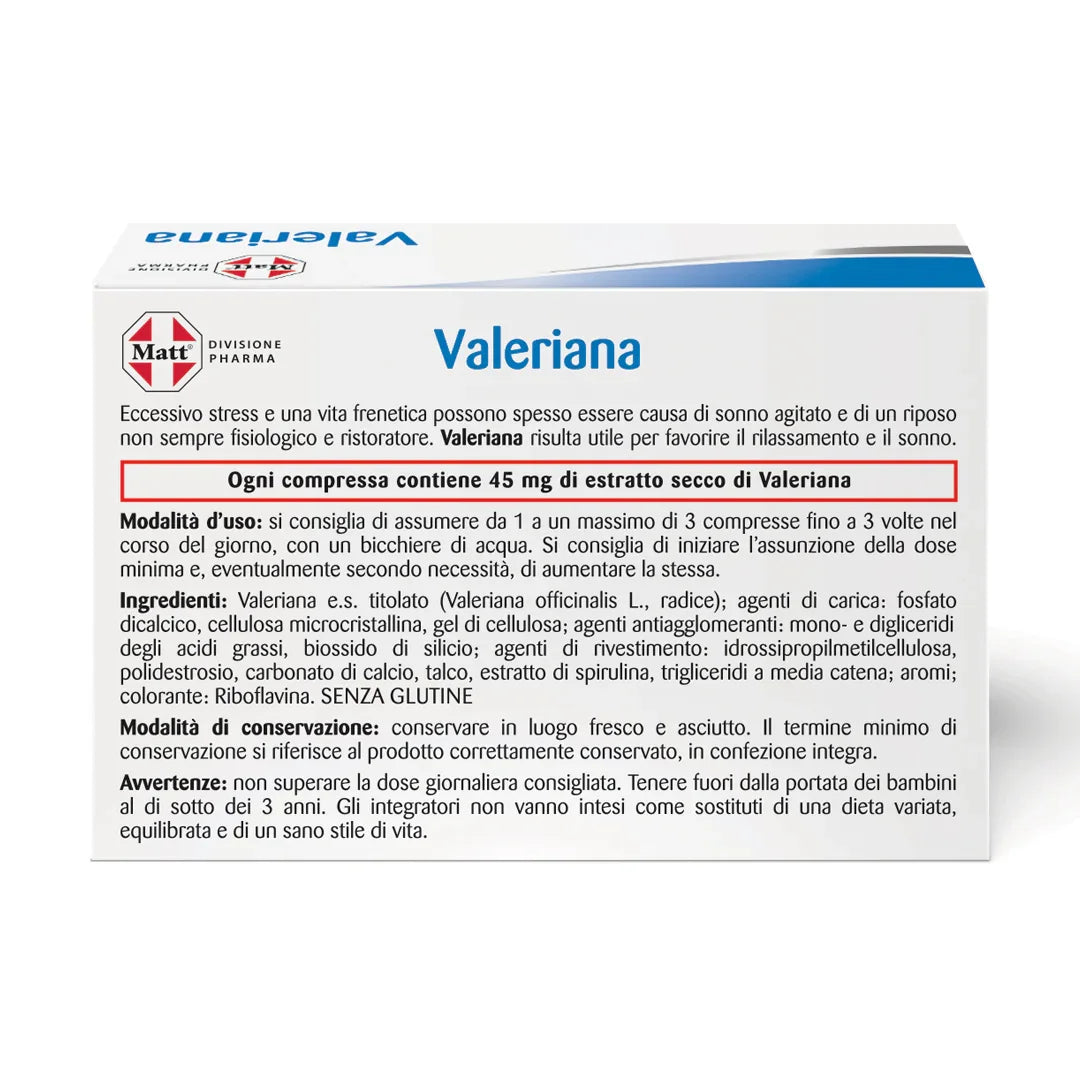 Valeriana - Matt. Nutre il tuo benessere