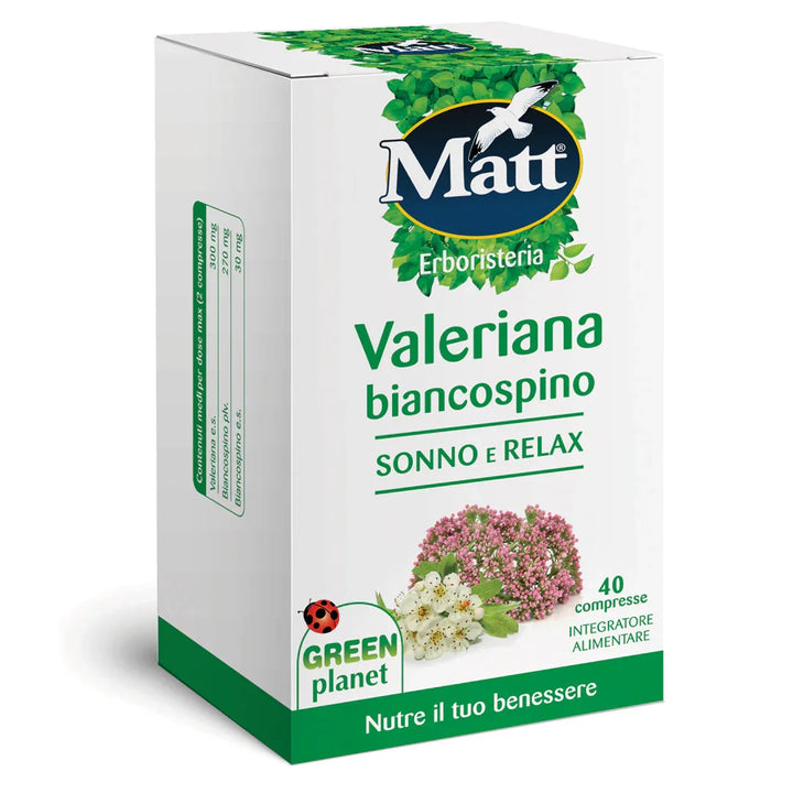 Valeriana biancospino - Matt. Nutre il tuo benessere