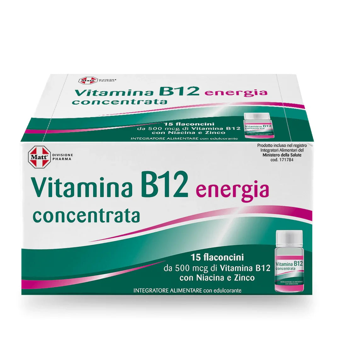 Vitamina B12 concentrata Matt – Supporta energia e sistema nervoso 