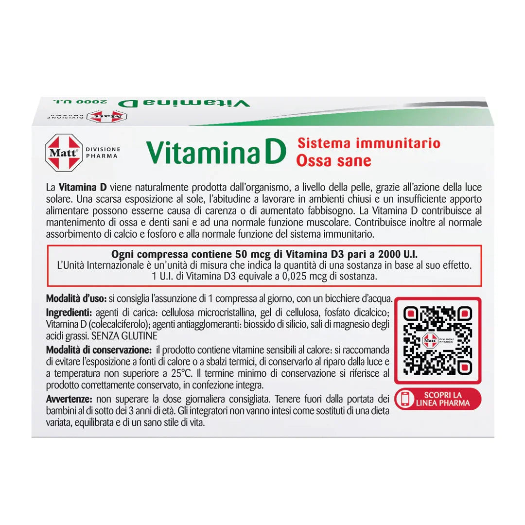 Vitamina D - Matt. Nutre il tuo benessere