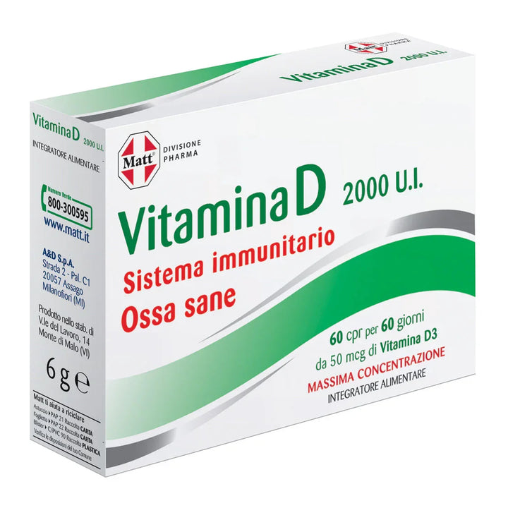 Vitamina D - Matt. Nutre il tuo benessere
