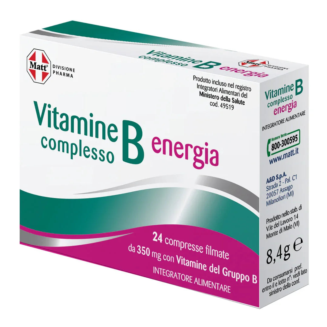 Vitamine Complesso B - Matt. Nutre il tuo benessere
