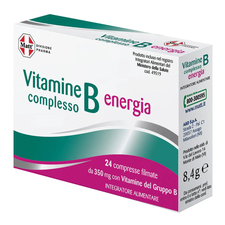 Vitamine Complesso B - Matt. Nutre il tuo benessere